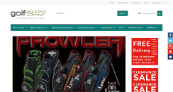 Desktop Screenshot of golf247.co.uk